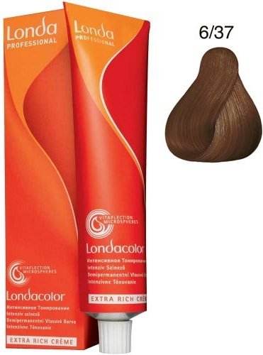 Londa Demi-Permanent Color Creme 6/37 Dunkelblond Gold-braun 60 ml