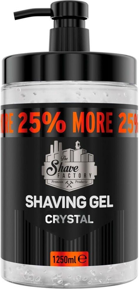 The Shave Factory Shaving Gel Crystal 1250 ml