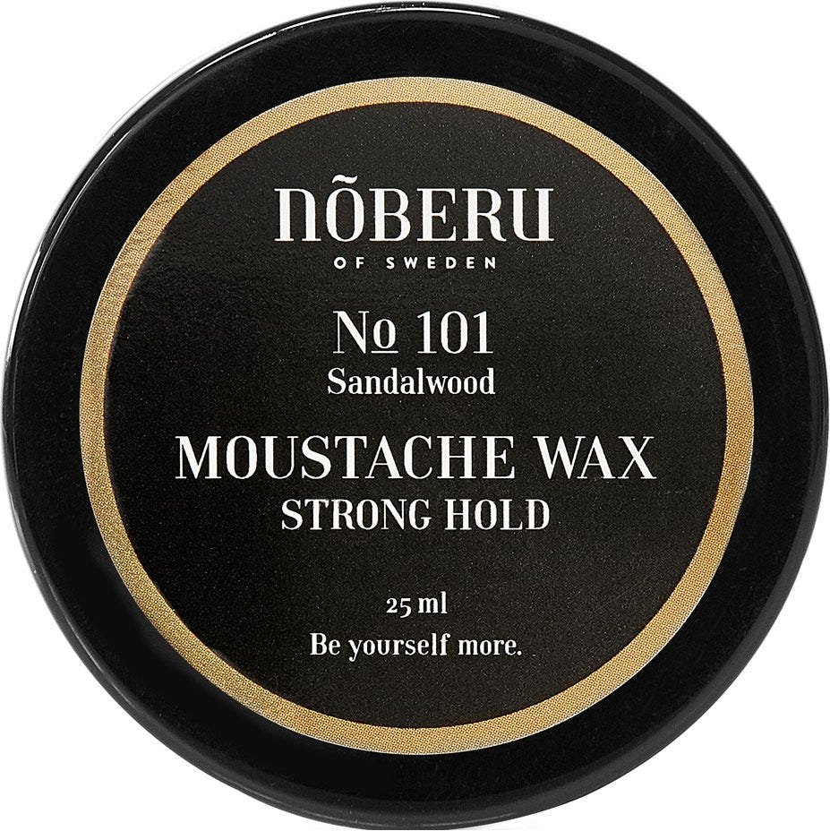 Nõberu of Sweden Moustache Wax Strong Hold - Sandalwood 25 ml