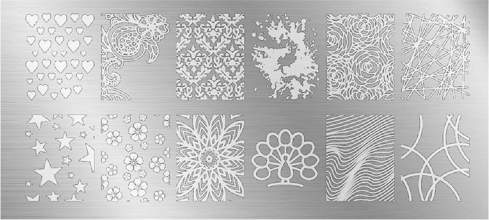 alessandro International ST2 Stempelschablone inklusive Karte