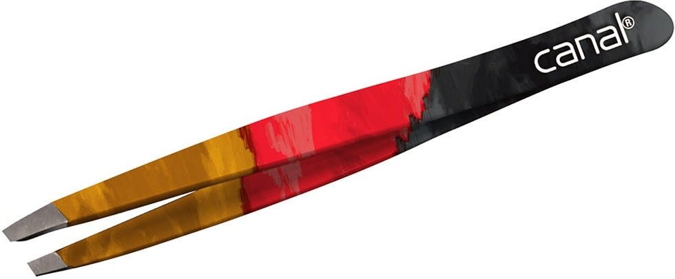 Canal Haarpinzette schräg Deutschland 9 cm