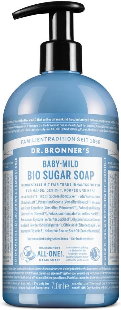 Thumbnail - Dr. Bronner's Bio Sugar Soap Baby mild 710 ml