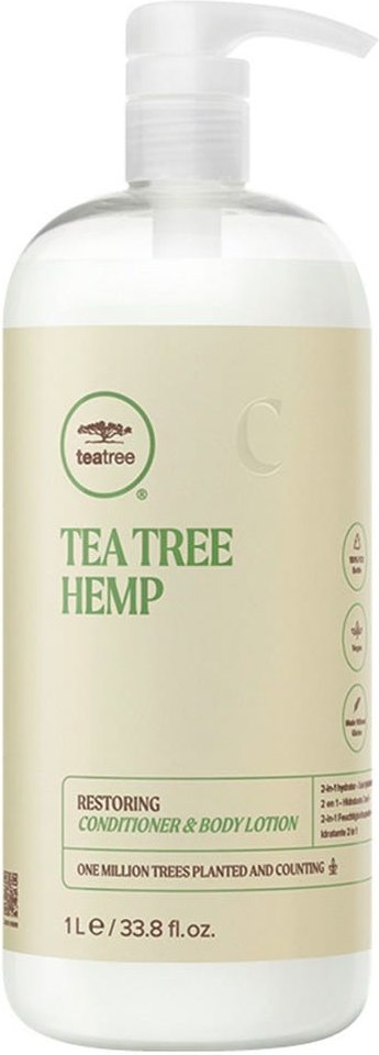 Paul Mitchell Tea Tree Hemp Restoring Conditioner & Body Lotion 1000 ml