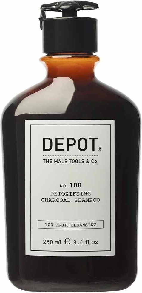 Thumbnail - DEPOT 108 Detoxifying Charcoal Shampoo 250 ml