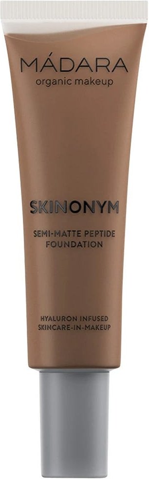 MÁDARA Semi-Matte Peptide Foundation #90 Chestnut 30 ml