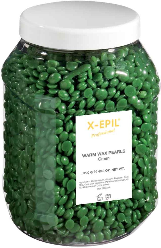 X-EPIL Warmwachs Perlen grün 1200 g