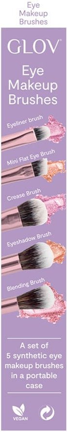 GLOV Eye Make-up Brushes Pink