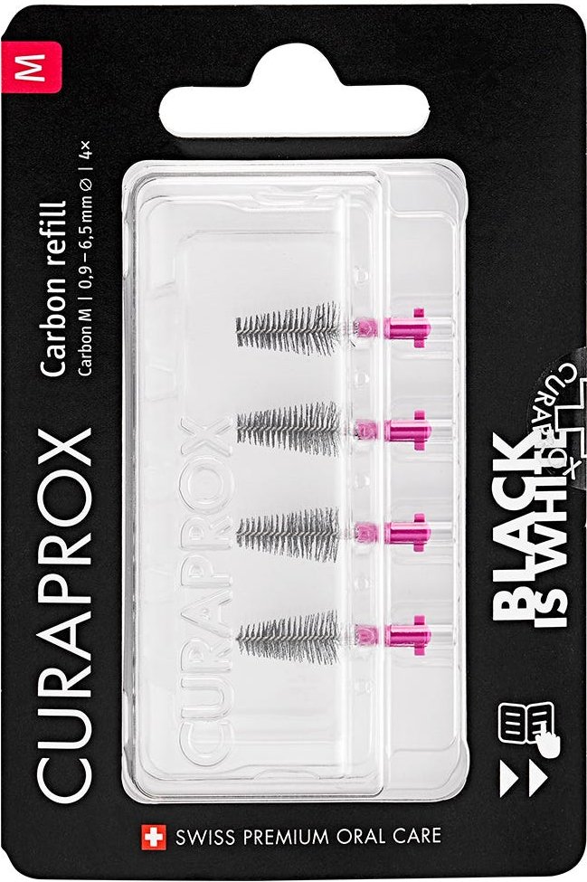 CURAPROX Black is white Carbon refill M