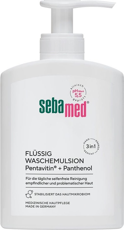 sebamed Flüssig Wasch-Emulsion mit Spender 200 ml