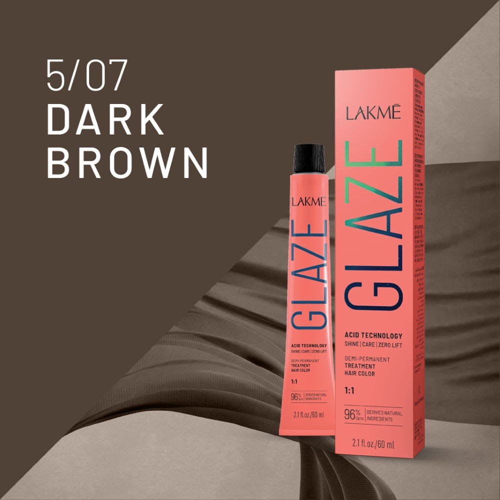 Lakmé Glaze 5/07 Dark Brown 60 ml
