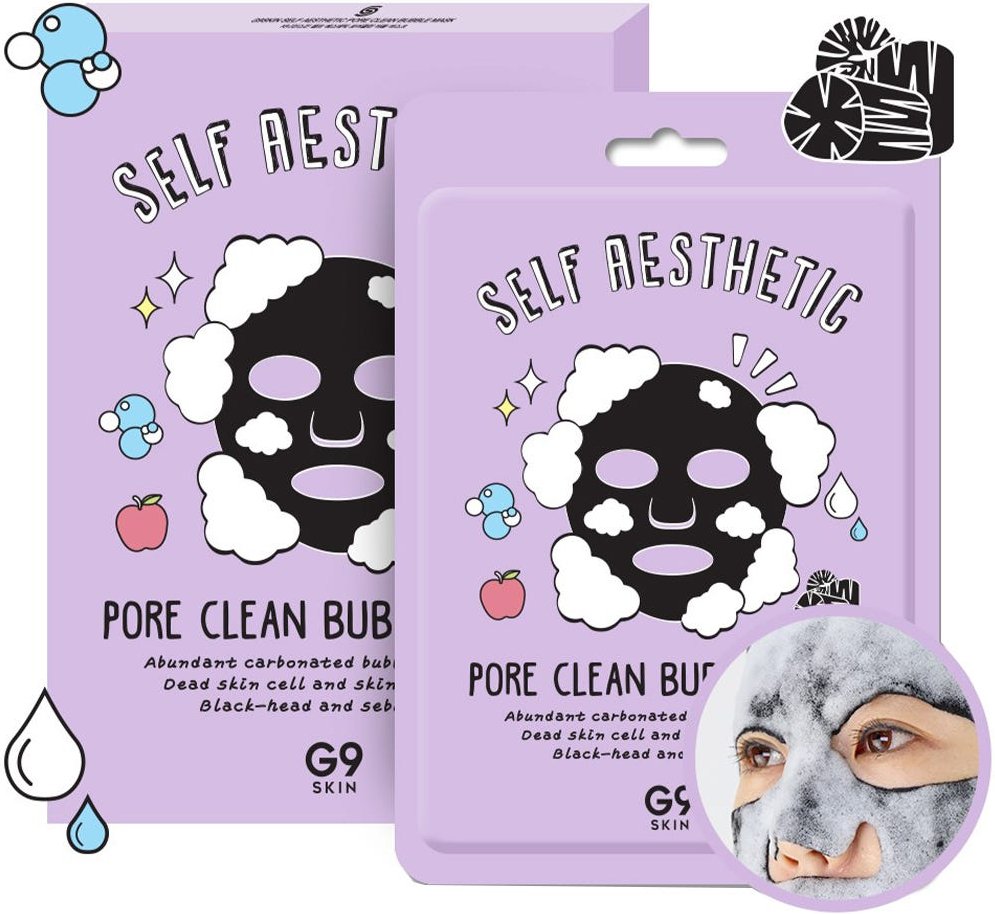 G9 Self Aesthetic Pore Clean Bubble Mask 23 ml
