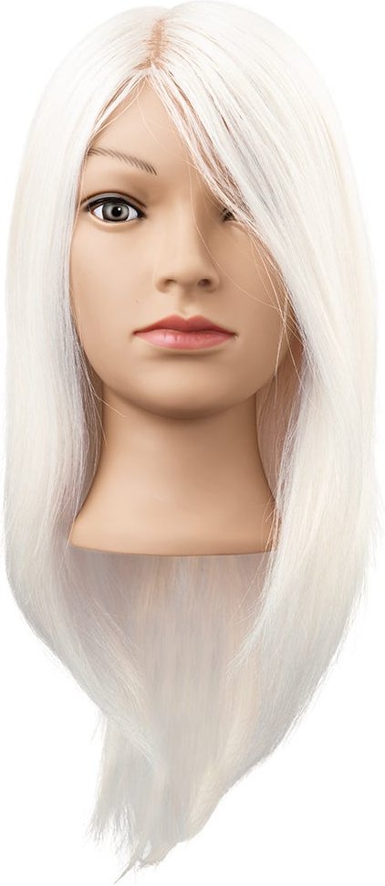 Efalock Übungskopf Stella Miss Goat Haar weiss 35 cm