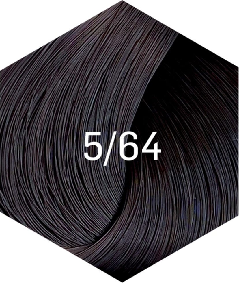 Lakmé Permanente Haarfarbe Collage 5/64 Hell Kastanienbraun Kupfer 60 ml