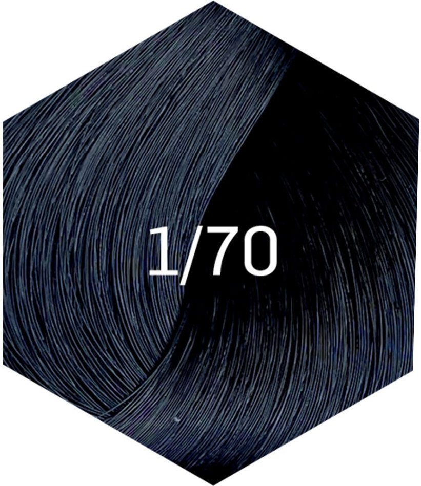 Lakmé Permanente Haarfarbe Collage 1/70 Schwarz Asch-Blau Silber 60 ml