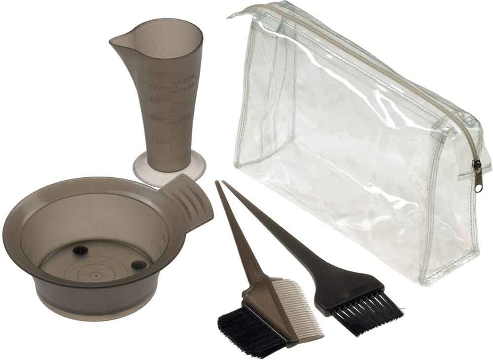 Comair Färbezubehör-Set Transparent-schwarz