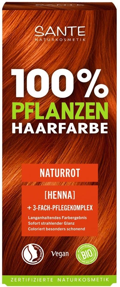 SANTE Pflanzenhaarfarbe - naturrot 100 g