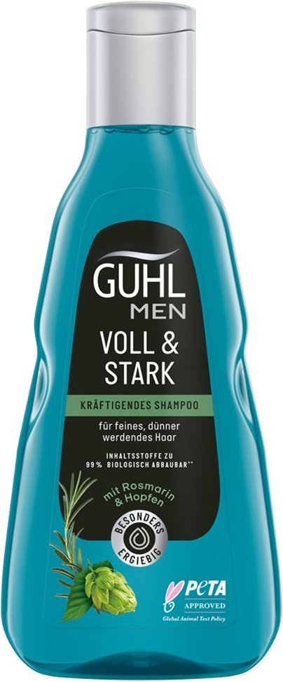 Guhl MEN Voll & Stark Kräftiges Shampoo 250 ml