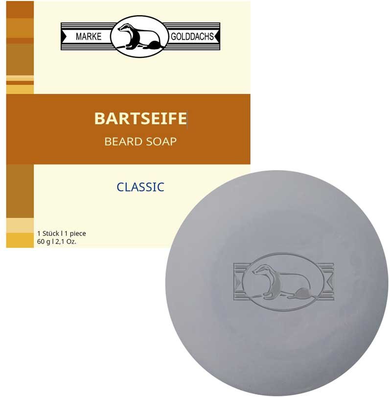 Golddachs Bartseife Classic 60 g