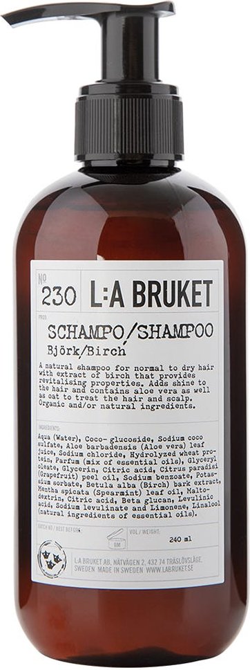 L:A BRUKET No. 230 Shampoo Birch 240 ml