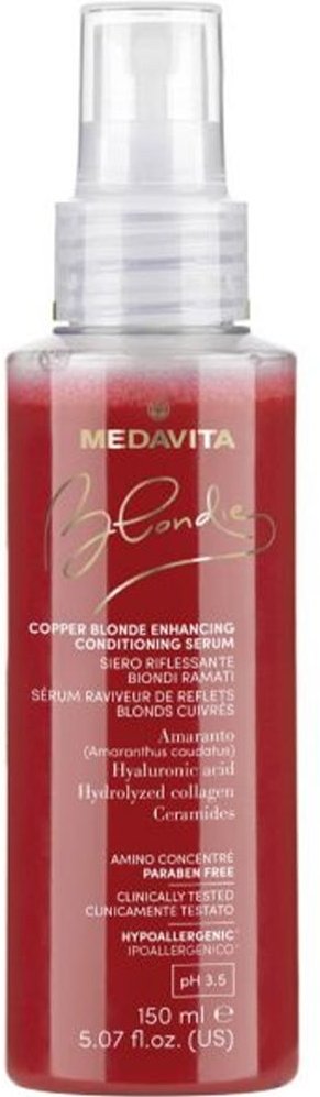 Medavita Copper Blonde Enhancing Conditioning Serum 150 ml