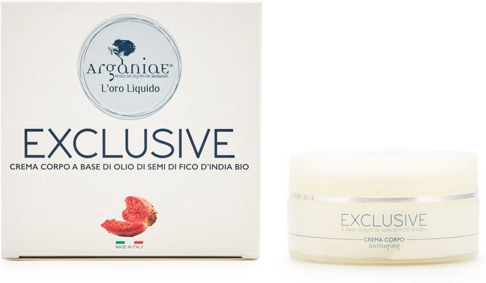 Arganiae Exclusive Körpercreme mit Bio-Kaktusfeigenkernöl 200 ml
