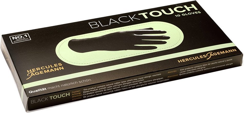 Thumbnail - Hercules Sägemann Black Touch Handschuhe M 10 Stück