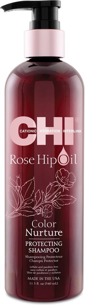 CHI Rose Hip Oil Protecting Shampoo 340 ml