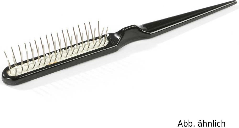 Braun & Wettberg Kunststoffbürste mit Toupiergriff, weiß