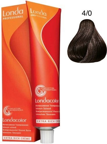 Londa Demi-Permanent Color Creme 4/0 Mittelbraun 60 ml