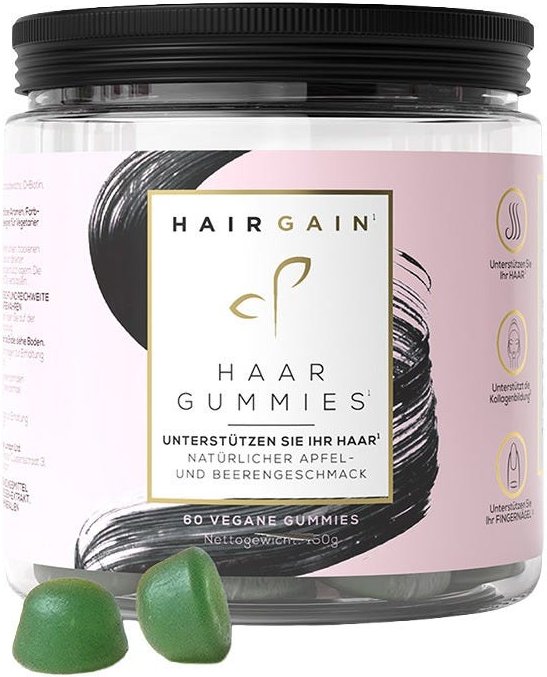 Hair Gain Gummies 1 Month Supply 60 Stück