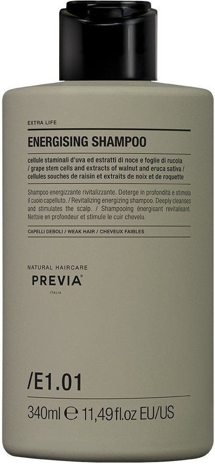 Previa Extra Life Energising Shampoo 340 ml