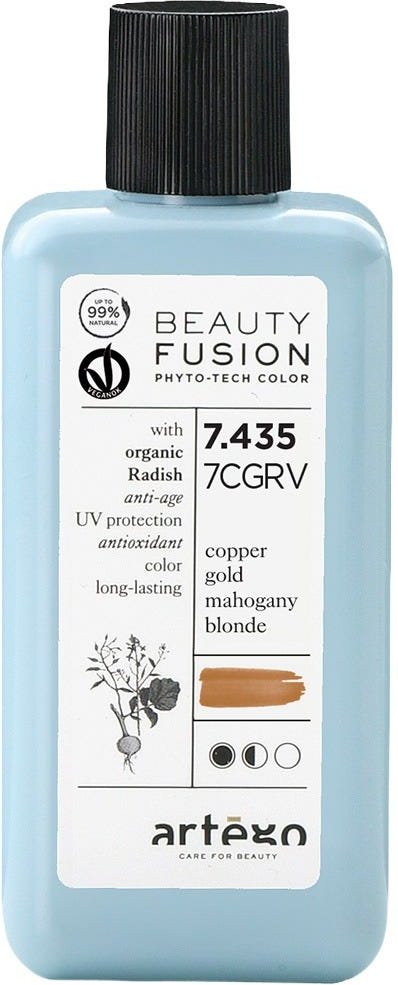 Artego Beauty Fusion Haarfarbe 7.435 Mittelblond Kupfer Gold Rot 100 ml