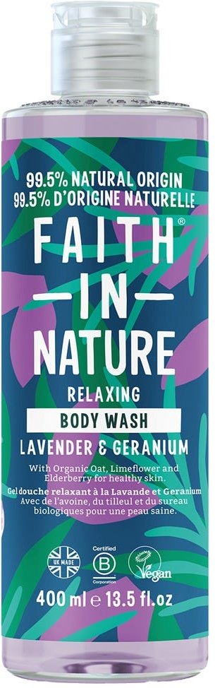 Faith in Nature Lavendel & Geranie Body Wash 400 ml