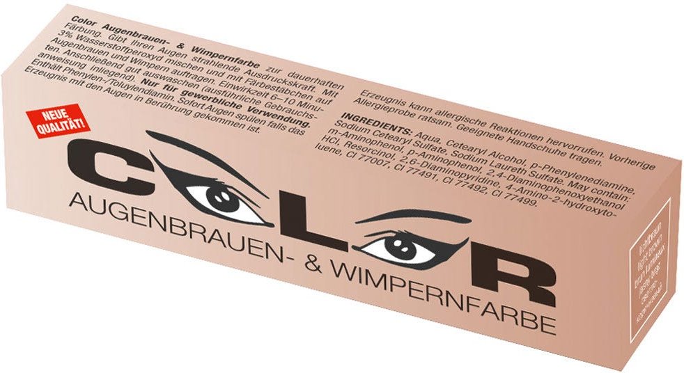 Comair Color Augenbrauen- und Wimpernfarbe lichtbraun 15 ml