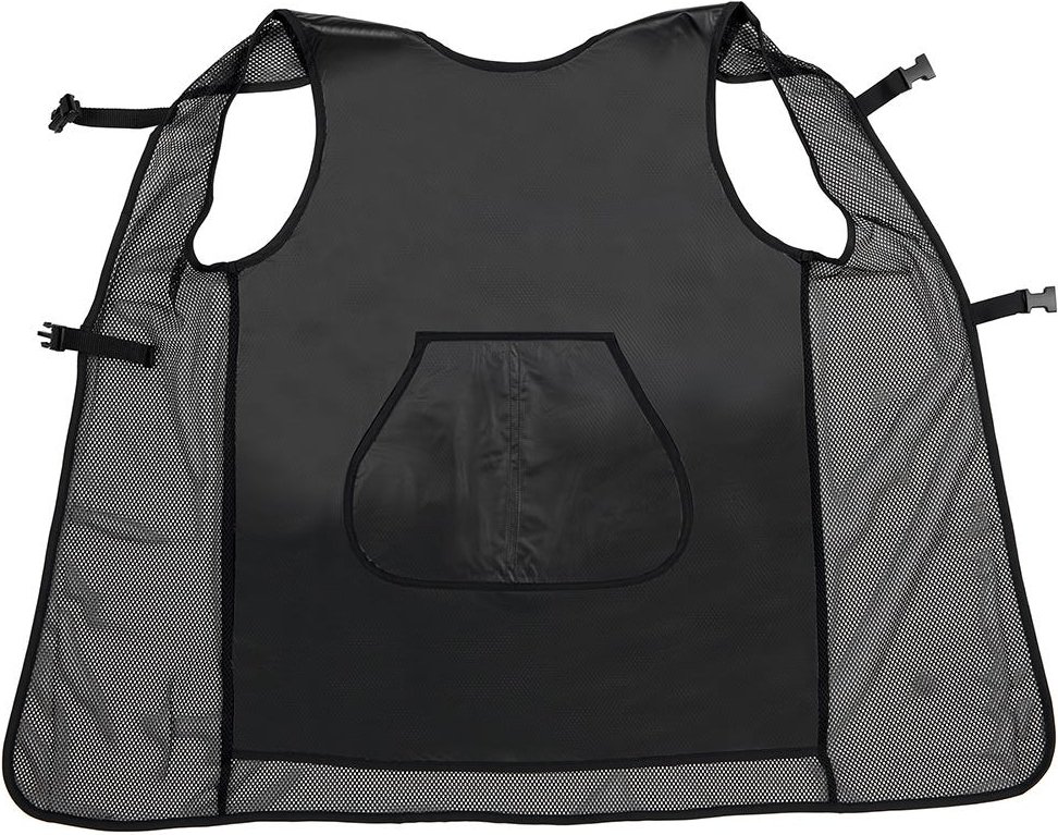 Comair Färbeschürze Mesh transparent schwarz