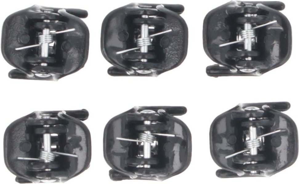 Solida Haarklammer klein schwarz shiny mit Strass