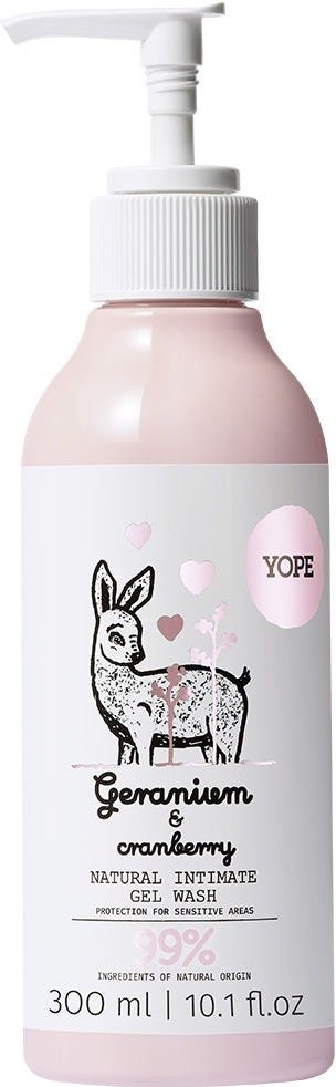 YOPE Natural Intimate Gel Wash GERANIUM&CRANBERRY 300 ml