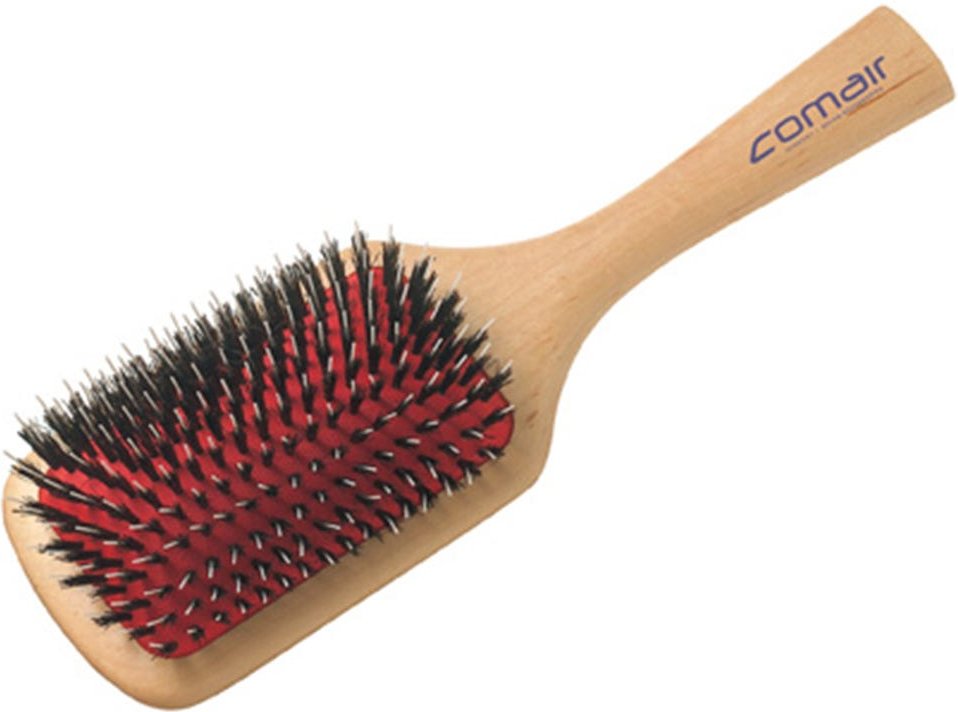 Comair Holzbürste mit Nylonstiften 11 reihig