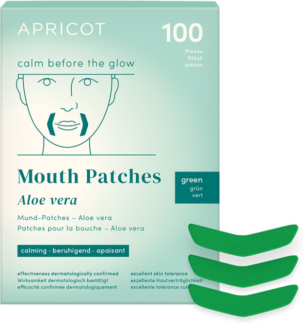 APRICOT Mund Patches mit Aloe Vera