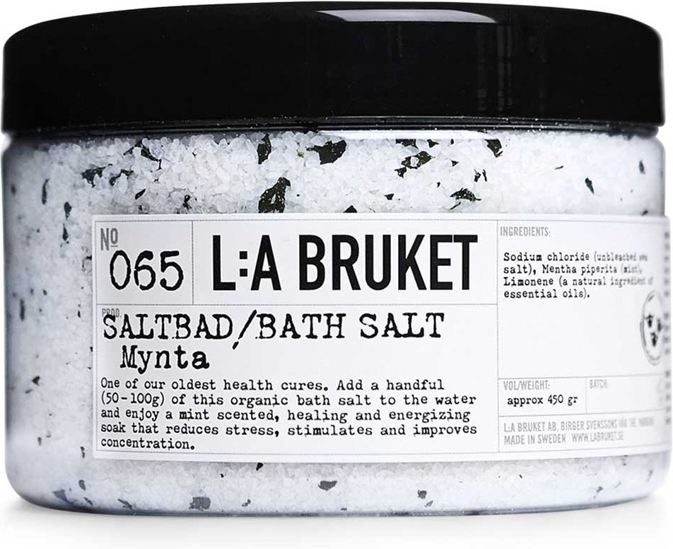 L:A BRUKET No. 65 Bath Salt Minze 450 g