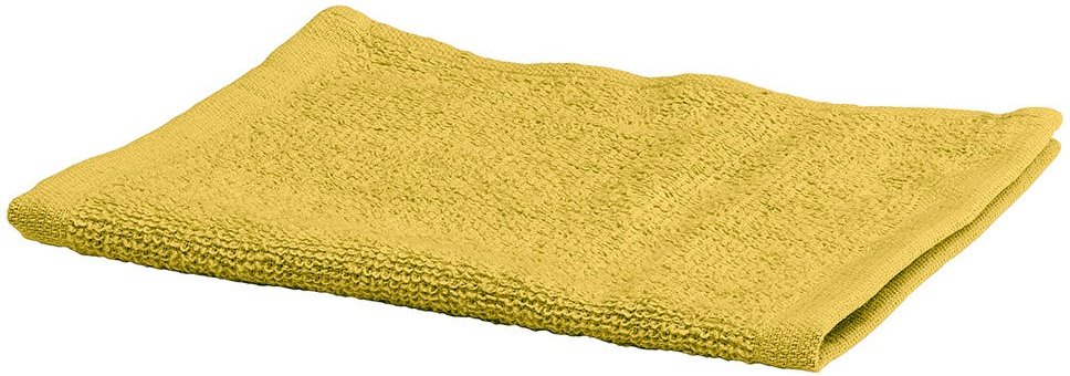 Le Coiffeur Frottee-Gesichtstuch Gelb 30 x 15 cm