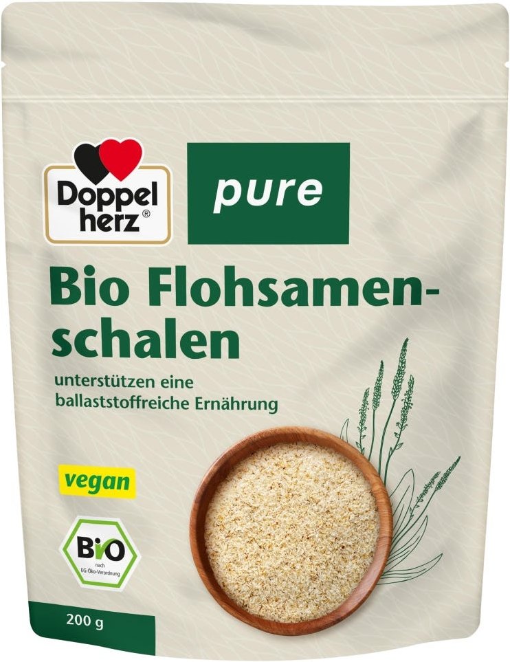 Doppelherz Pure Bio Flohsamenschalen 200 g
