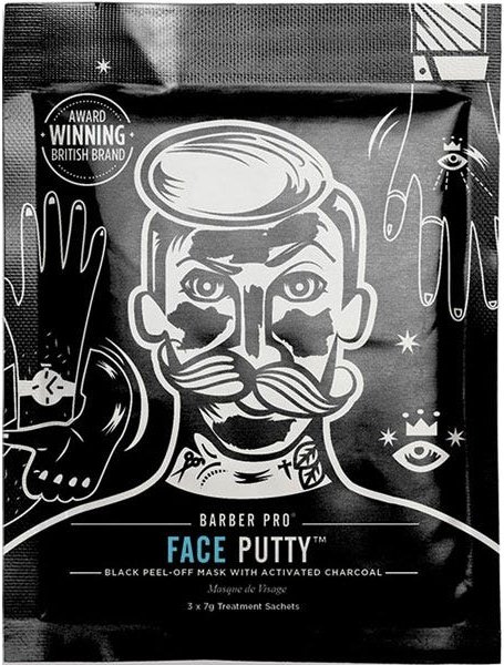 Barber Pro Face Putty Peel Off Maske 3x7 g Masken