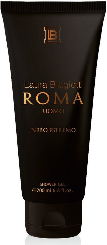 Laura Biagiotti Roma Uomo Nero Estremo Showergel 200 ml