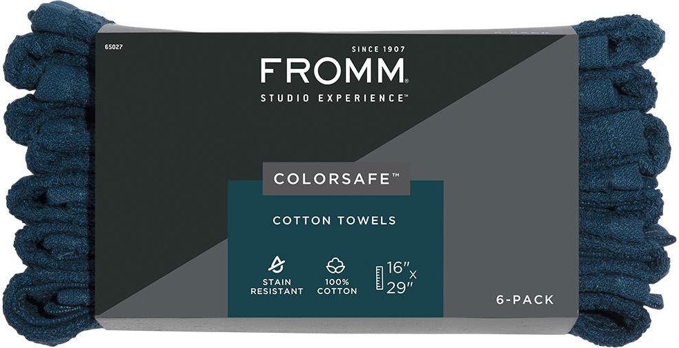 Fromm Color Safe Farbsicheres Handtuch Navy 6 Stück