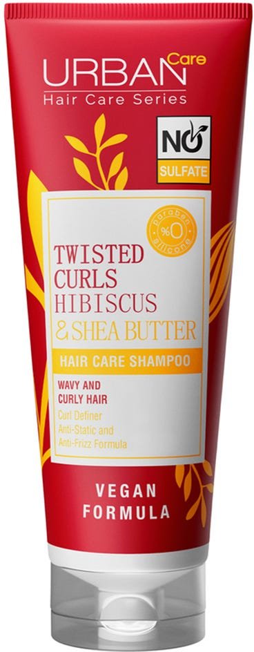 URBAN Care Twisted Curls Hibiscus & Shea Butter Shampoo 250 ml