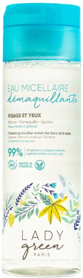 LADY green Cleansing Micellar Wasser 200 ml