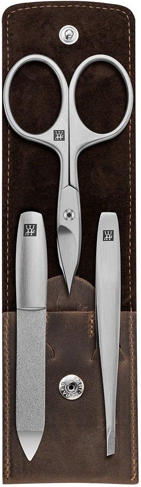 Zwilling Premium Maniküre Set 3-teilig in Braun