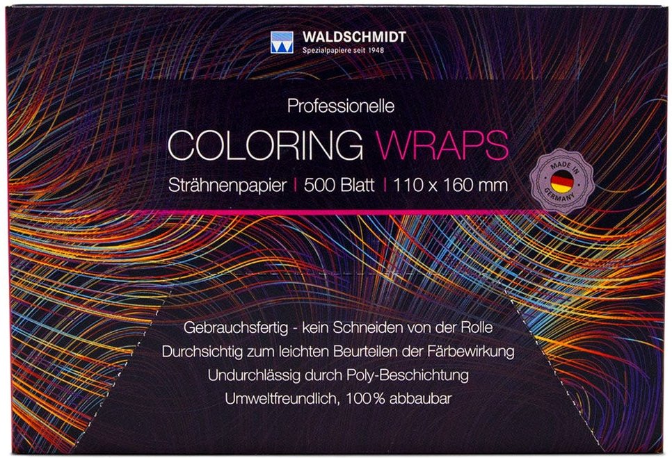 Waldschmidt Coloring-Wraps Strähnenpapier 110x160 mm