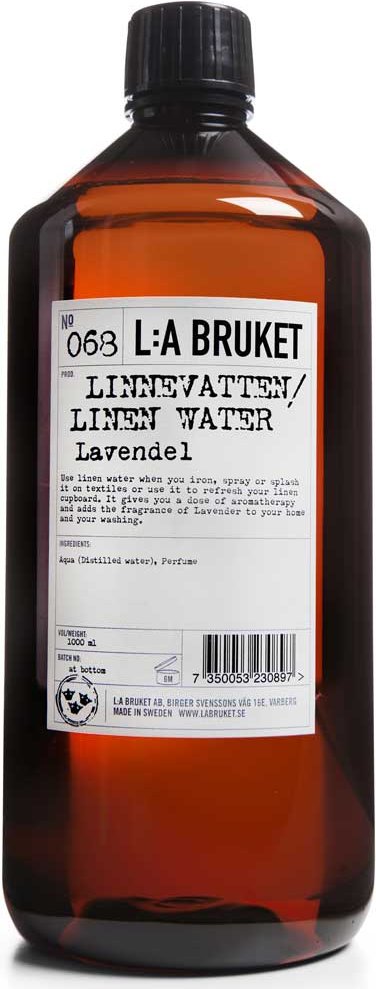 L:A BRUKET No. 68 Linen Water Lavendel 1000 ml
